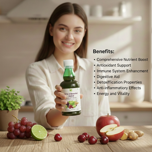 A 2 Z BOOSTER JUICE | 100% VEGETERIAN