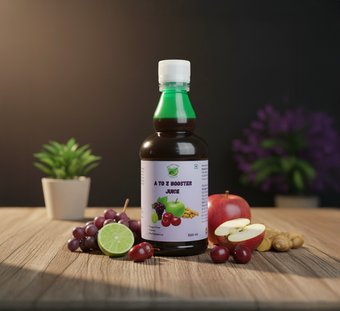 A 2 Z BOOSTER JUICE | 100% VEGETERIAN