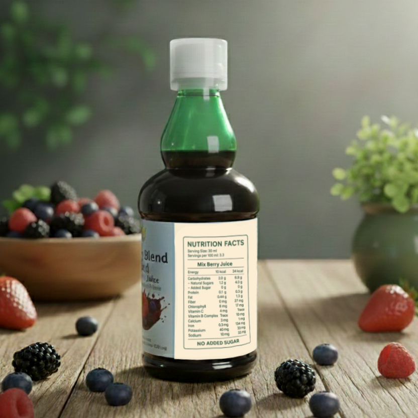 BERRY BLEND JUICE | 100% VEGETERIAN